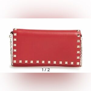 Valentino Garavani Rockstud Wallet On A Chain